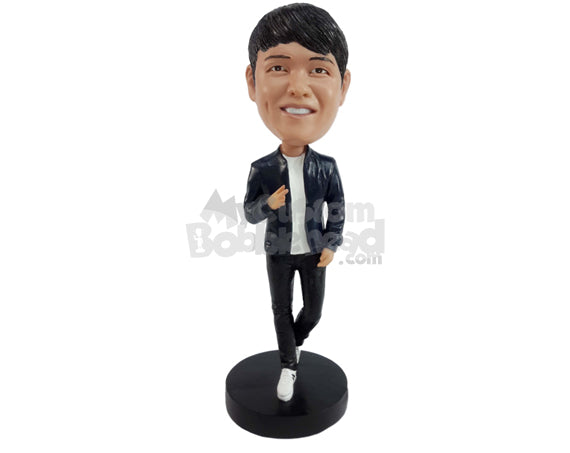 Custom Bobblehead Gorgeous Man Wearing A Fancy Shirt And Jeans - Leisure & Casual Casual Males Personalized Bobblehead & Cake Topper Custom Bobblehead Gorgeous Man Wearing A Fancy Shirt And Jeans - Leisure & Casual Casual Males Personalized Bobblehead & Cake Topper